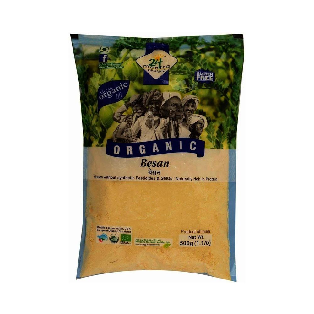 24 Mantra Organic Besan 500 g