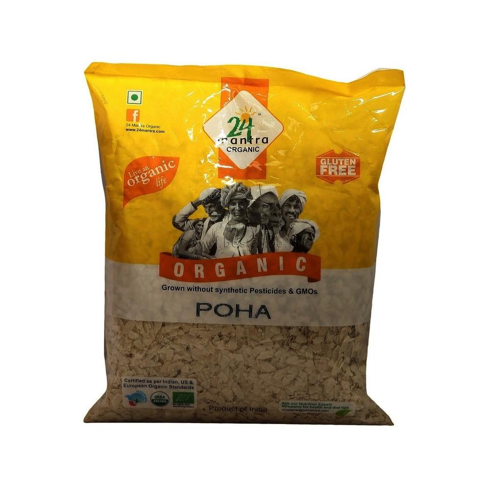 24 Mantra Organic Mota Poha 500 g