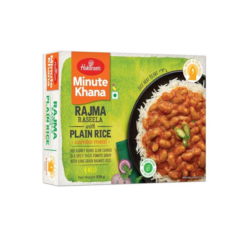 Haldiram Rajma + Plain Rice