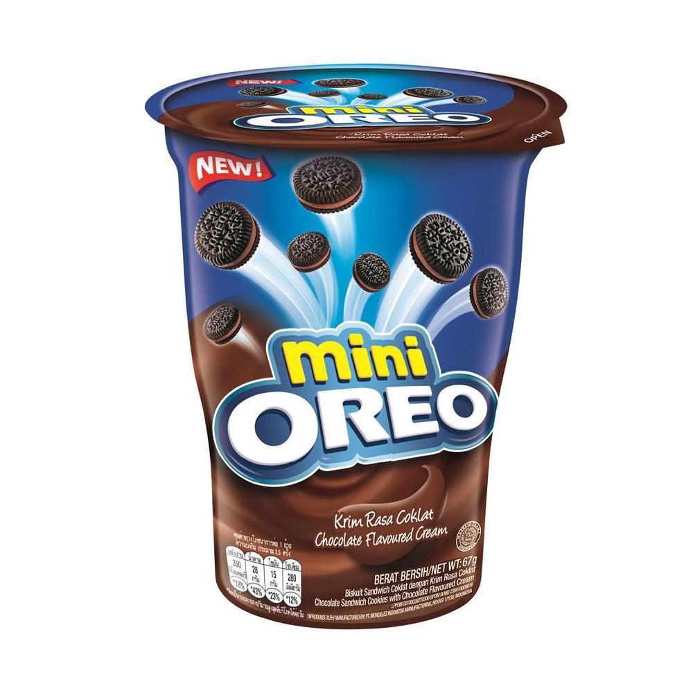 Mini Oreo, Chocolate Flavored Cream - 67g