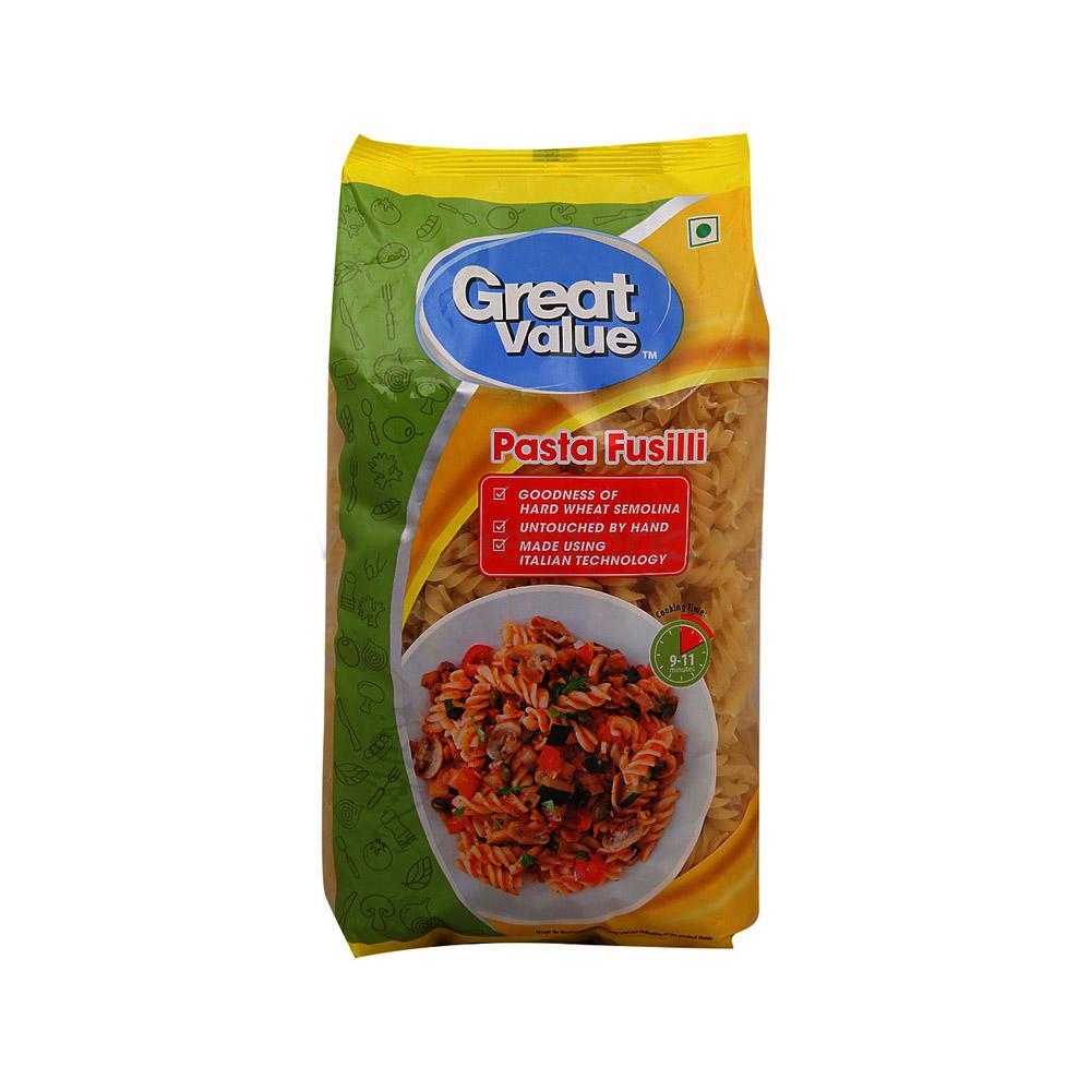 Great Value Fusilli Pasta 1 kg