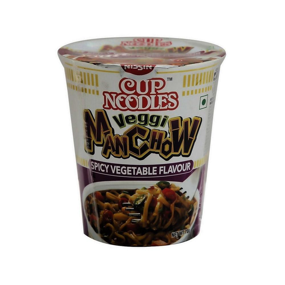 Top Ramen Cup Noodles Veggie Manchow, 70 g