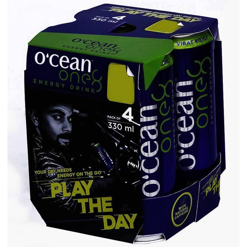 Ocean One8 Energy Drink Classic, 4 N (330 ml Each)