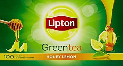 Lipton Honey Lemon Green Tea Bags 100 N