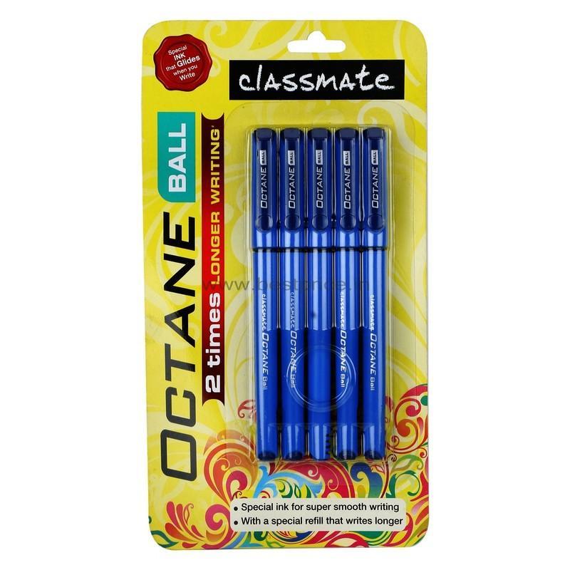 ITC Classmate Ball Pen Blue Octane, 5 N