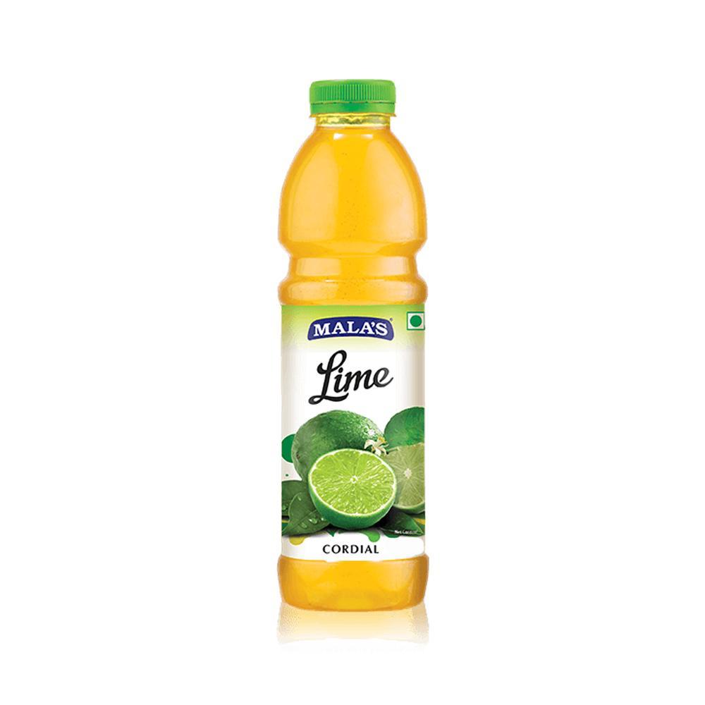 Mala Squash Lime Cordial, 1 L
