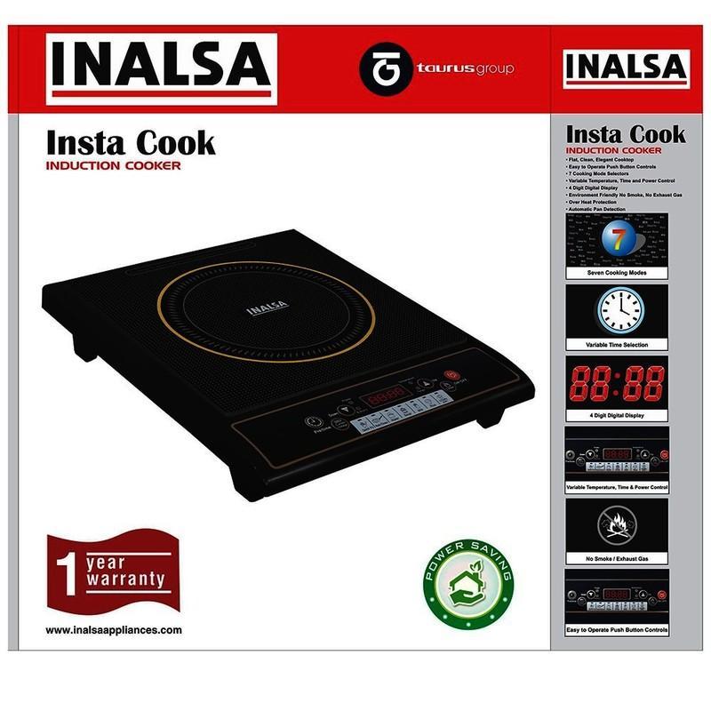 Buy Inalsa Induction Cooker Insta Cook, 1N: limasy.com