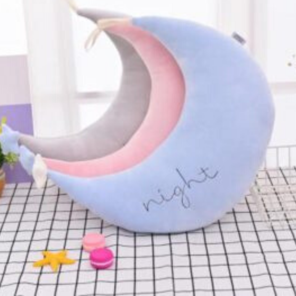 XIMI VOGUE™ Moon Shaped Soft Plush Toys for Birthday Gift for Girls/Kids and Children