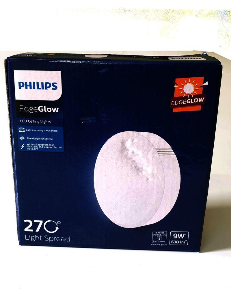 Philips 9 W Round Edge Glow Surface LED Bulb 1 N