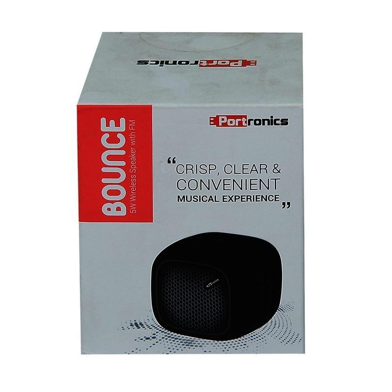 Portronics Portable Bluetooth Speaker Model Bounce, 5 Watts, 1 N