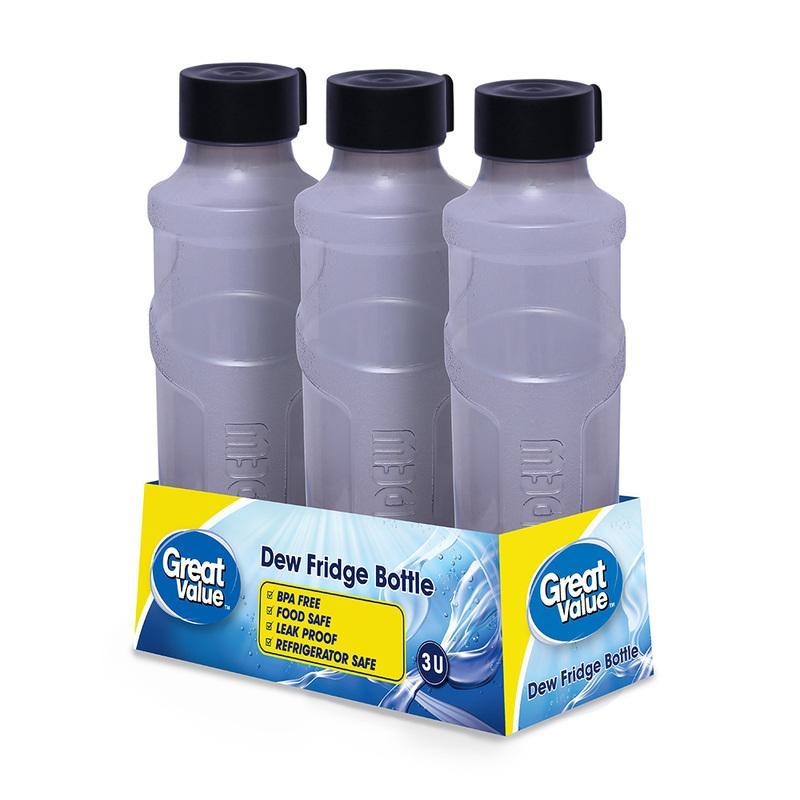 Great  Value 1L Dew Fridge Bottle 3N