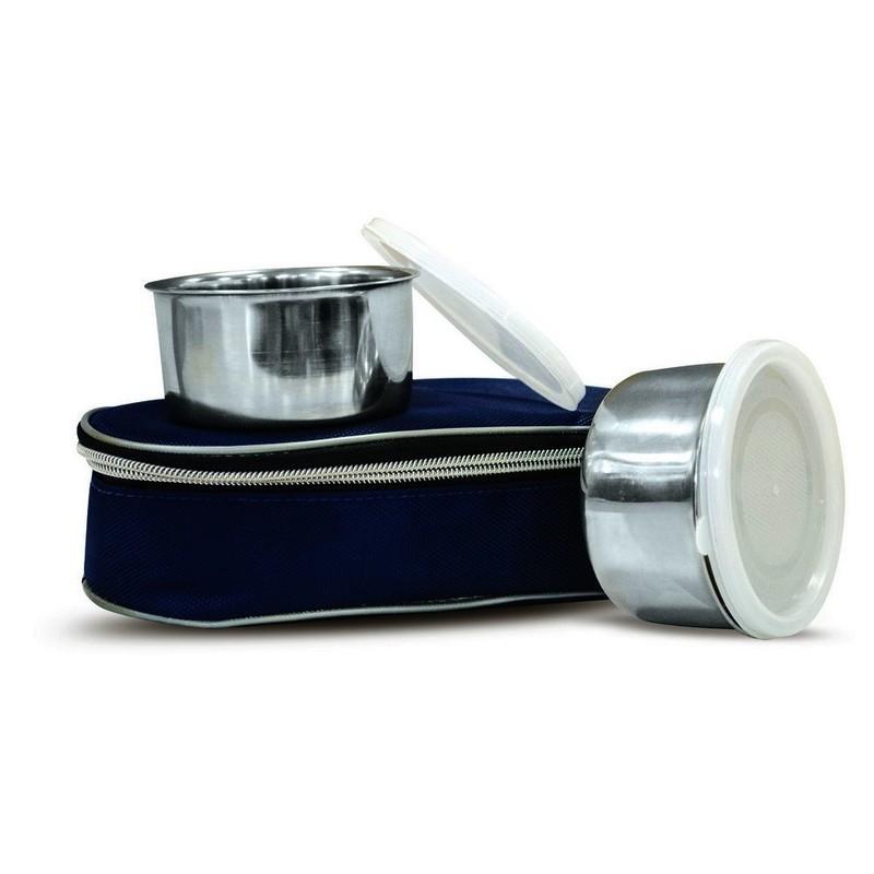 Right Buy Stainless Steel Tiffin With 2 Containers and Lid, 1 N