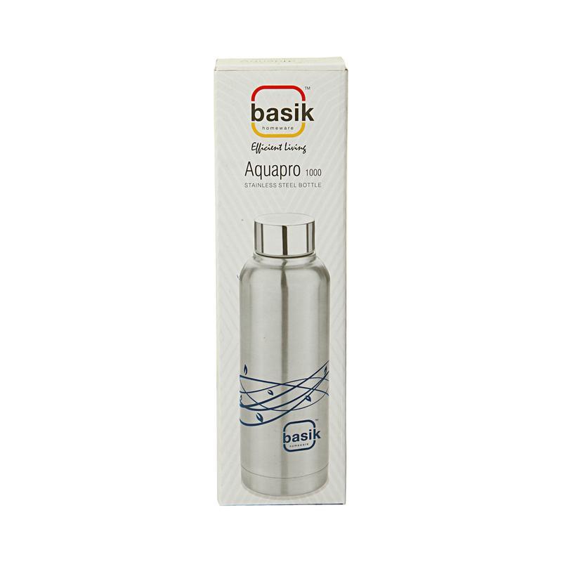 Basik 1 L Aqua Steel Bottle 1 N