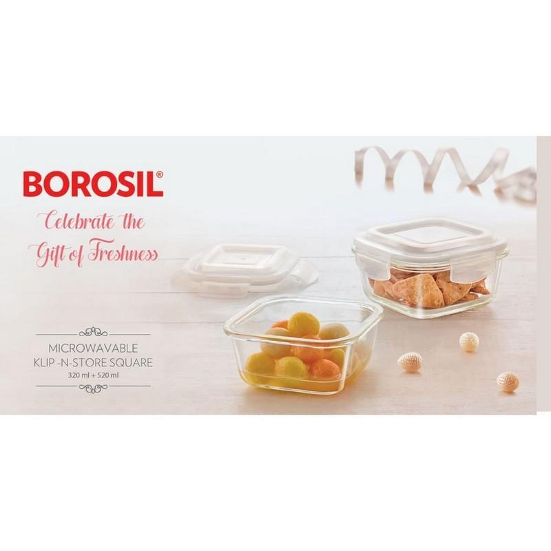 Borosil Round Klip And Store 2 N