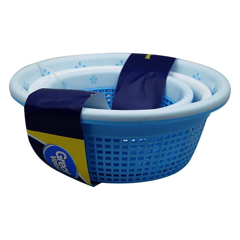 Great Value Multi Purpose Basket Round, 3 N