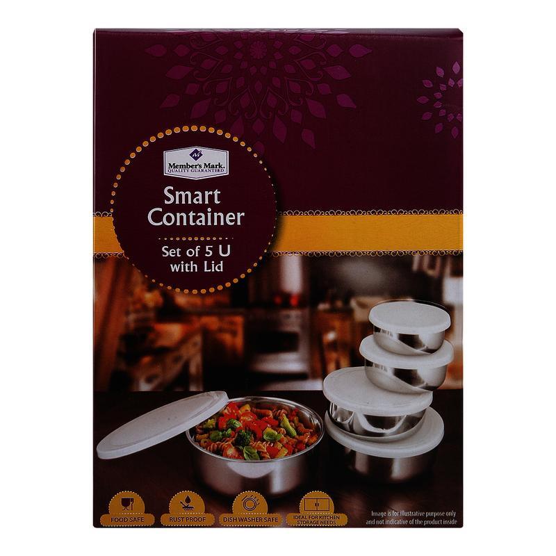 Member's Mark Smart Containers With Lid 5 N