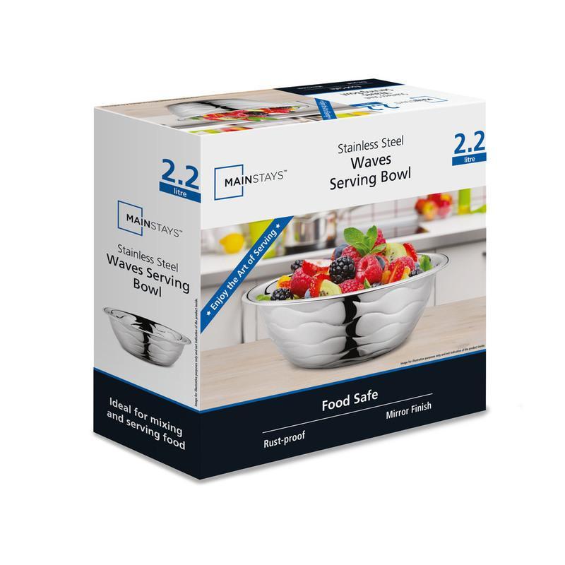 Mainstays Wave Serving Bowl 1 N
