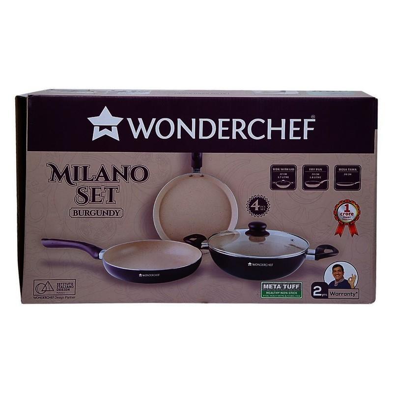 Wonderchef Milano Cookware Set 1 N