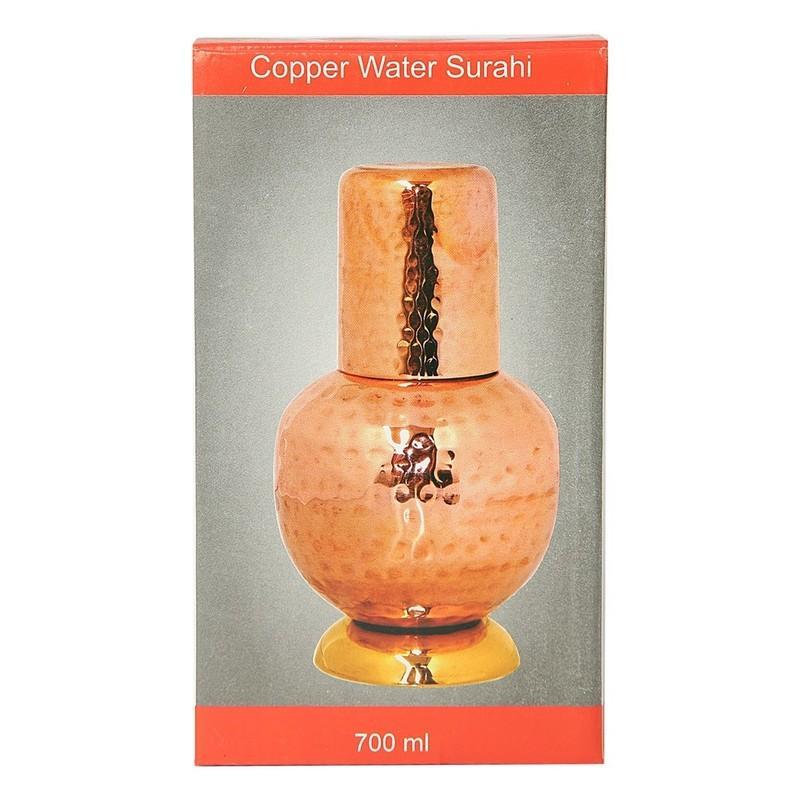 Metal World Surahi With Glass, Capacity 600 ml, 1 N