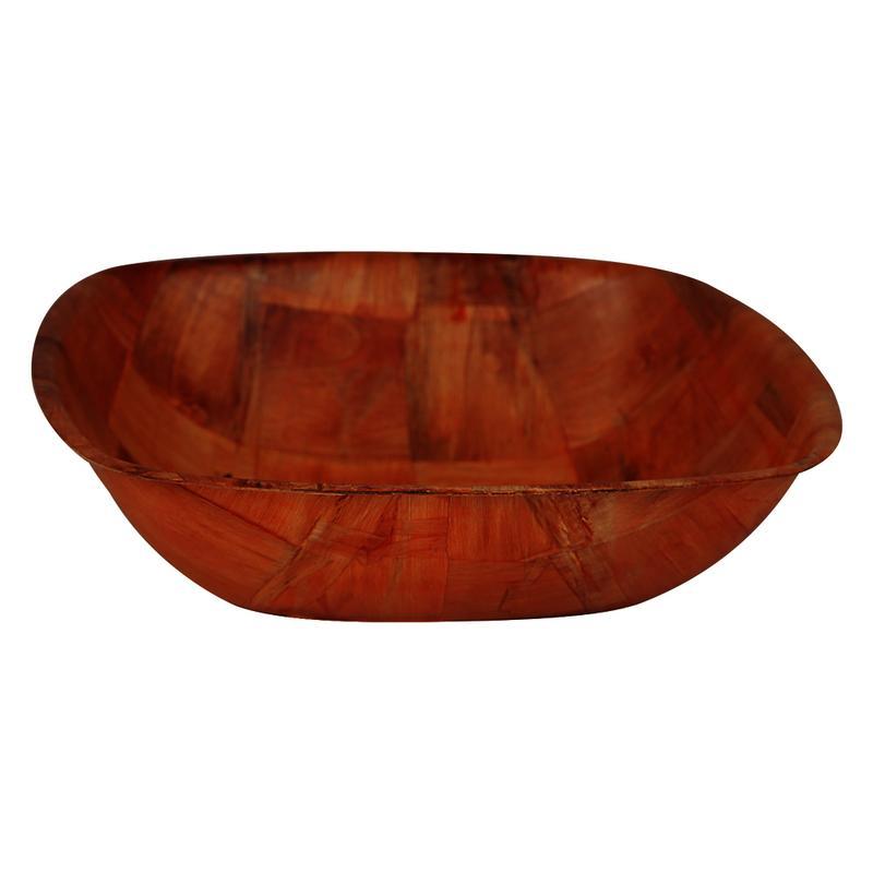 Exclusive Imports Round Salad Wood Bowl 1 N