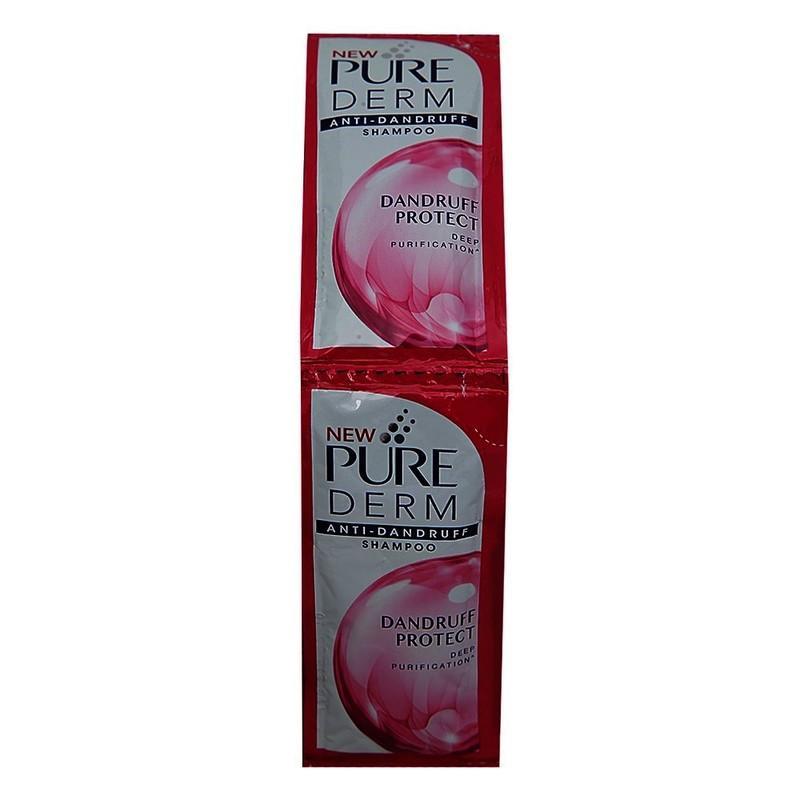 Pure Derm Hair Shampoo Anti-Dandruff, 15 N (7 ml Each)