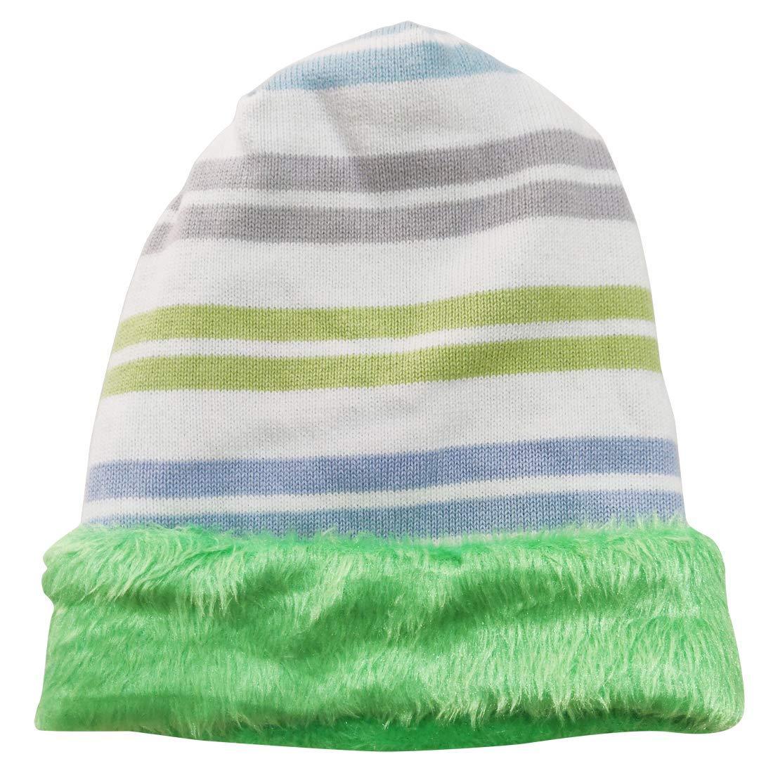Graceway Kids Boy And Girl Knitted Acro Wool Cap With Fur Inside For Winter Season