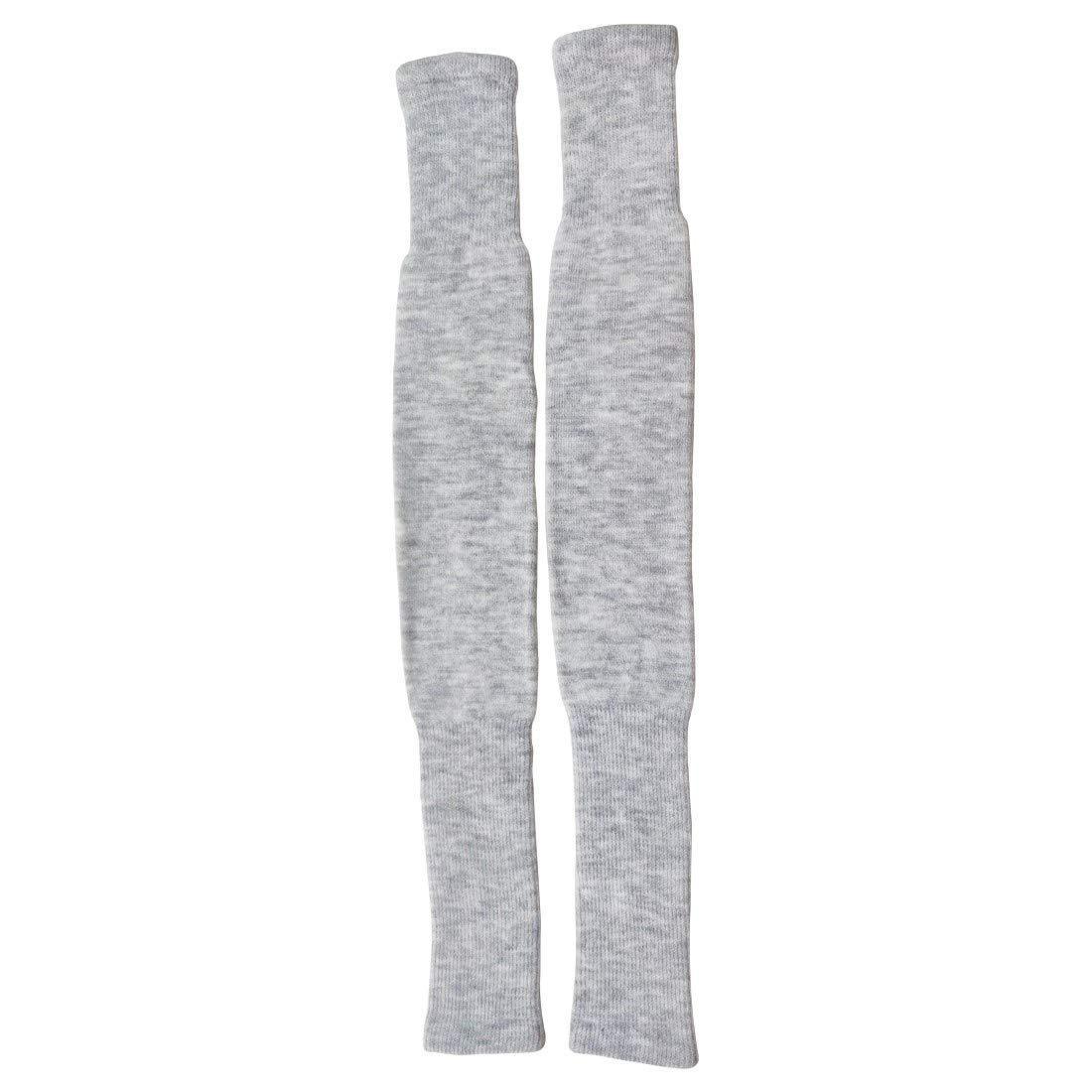 Graceway Men And Women Acro Wool Knitted Leg Warmer With Cushion Inside For Soft Support (Grey)