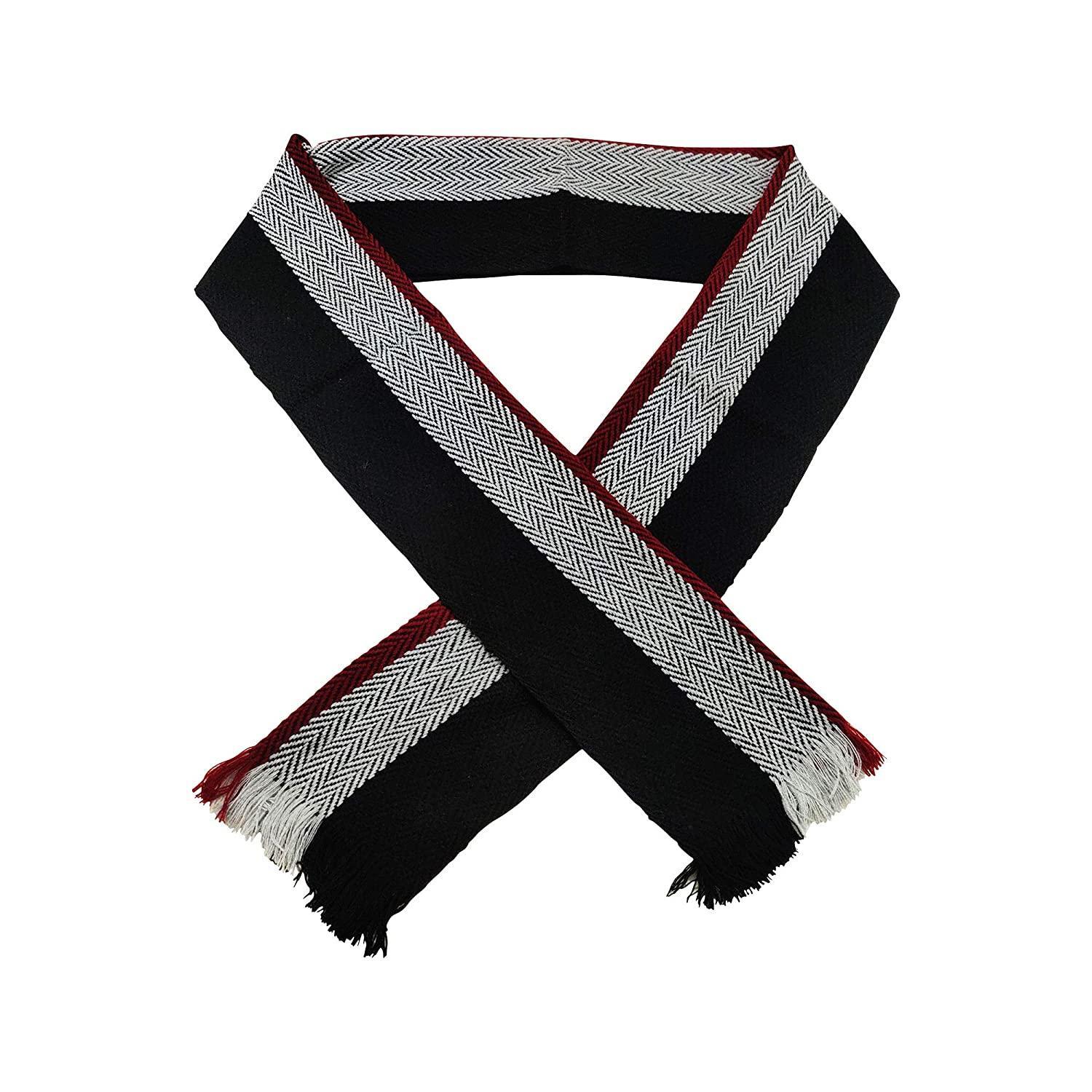 Graceway Men And Women Woolen Black Muffler For Winter Season