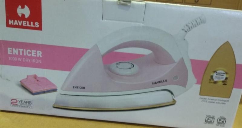 Havells Dry Iron Model Enticer, 1 N
