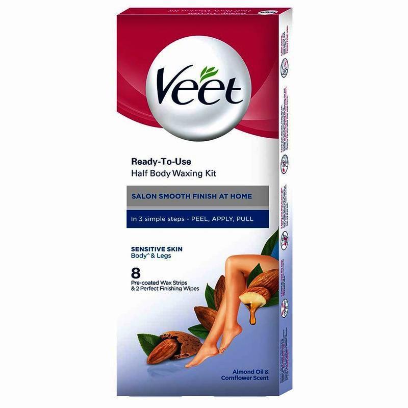 Veet Cold Wax Strips Sensitive Skin, 8 Strips