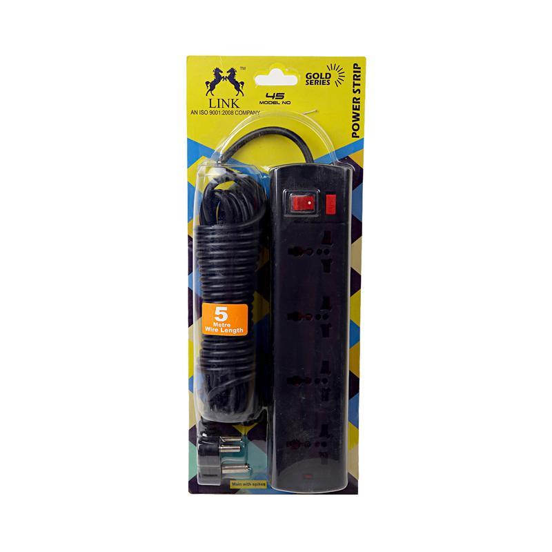 Link Power Strip 4 Sockets, 5 m Wire, 1 N