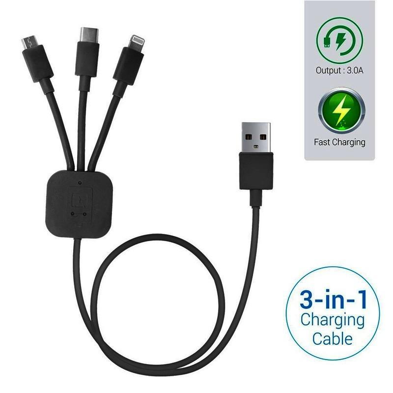 Portronics 3 In 1 Charging Cable 1 N