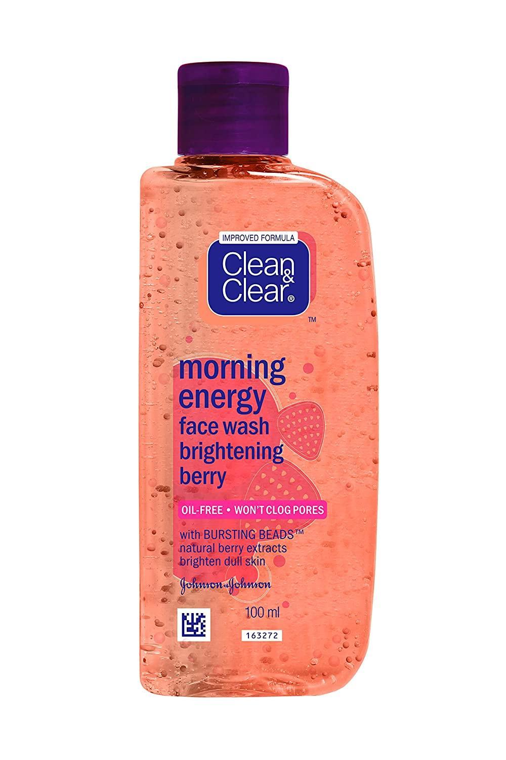 Clean & Clear Morning Energy Brightening Berry Face Wash 100 ml