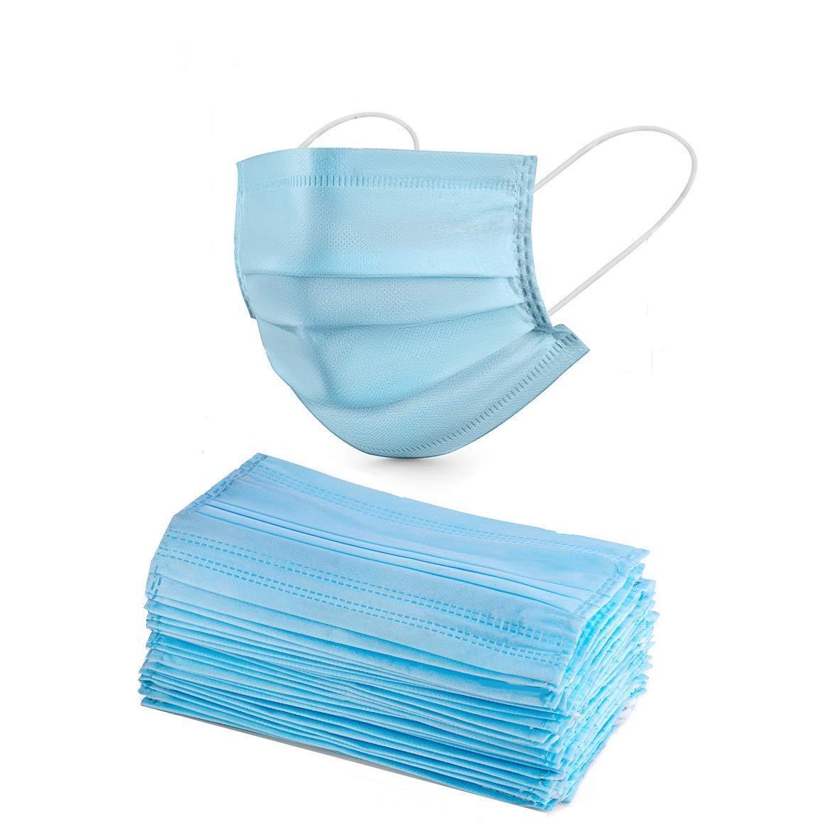 3 Ply Disposable Face Masks - 50Pcs