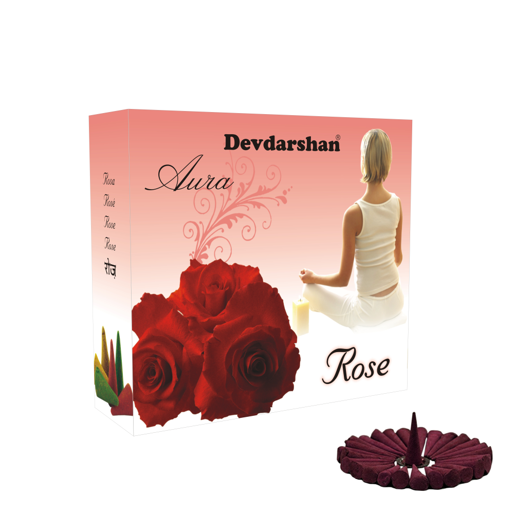 DevDarshan Aura Cones Rose Cone