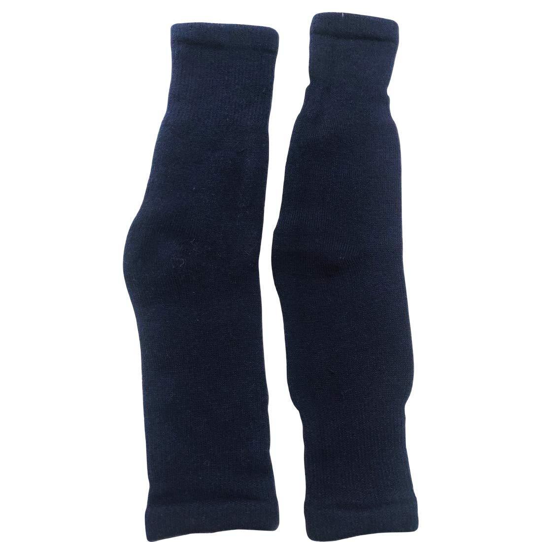 Graceway Men And Women Knitted Woolen Acro Wool Warm Kneecap With Cushion Inside For Comfort (Blue)