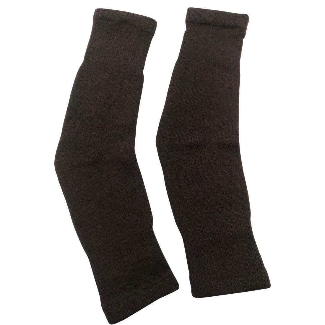 Graceway Men And Women Knitted Woolen Acro Wool Warm Kneecap With Cushion Inside For Comfort (Coffee)