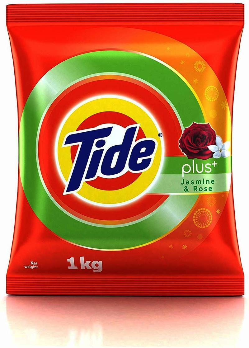 Tide Jasmine & Rose Detergent Powder 24 N (1 kg Each)
