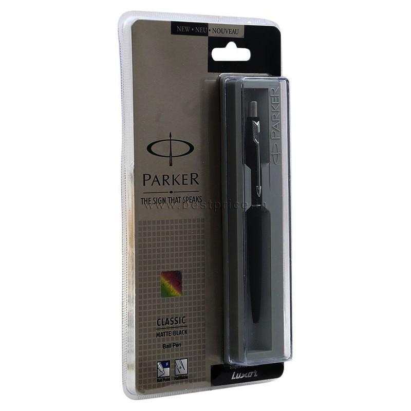 Parker Blue Ball Pen Classic Matte Black, 1 N