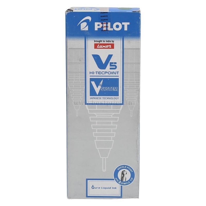 Luxor Pilot Hi Techpoint V5 V5 Green, 12 N