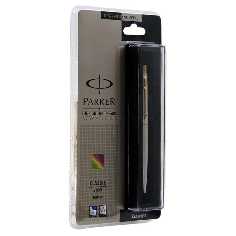 Parker Blue Ball Pen Classic Steel, 1 N