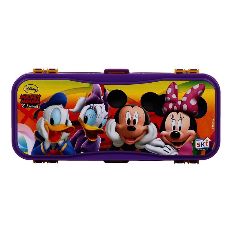 SKI Skoda Double Sided Plastic Pencil Box 1 N