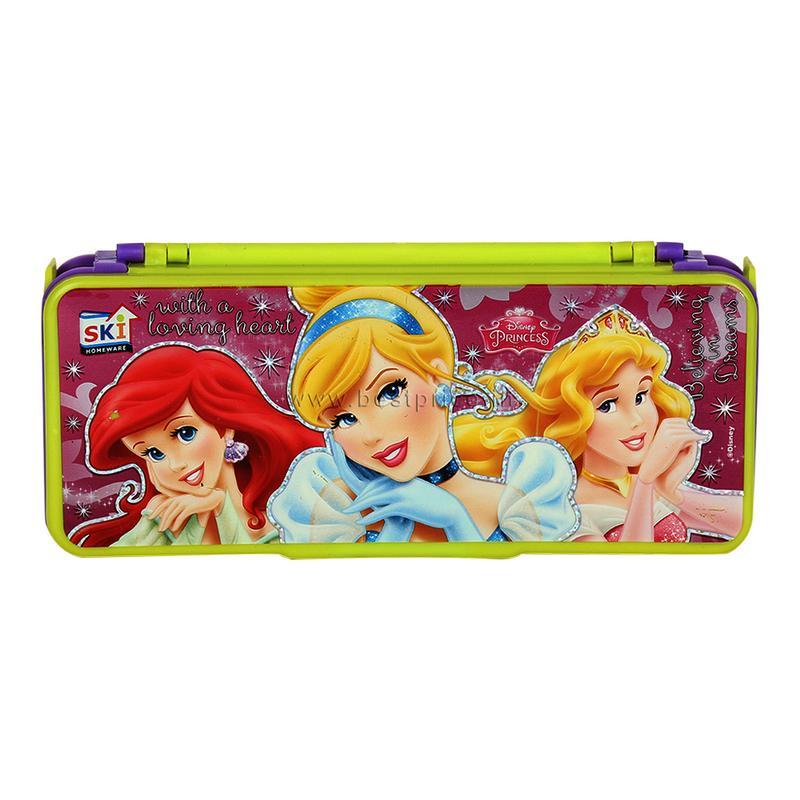 SKI Duster Double Sided Plastic Pencil Box 1 N
