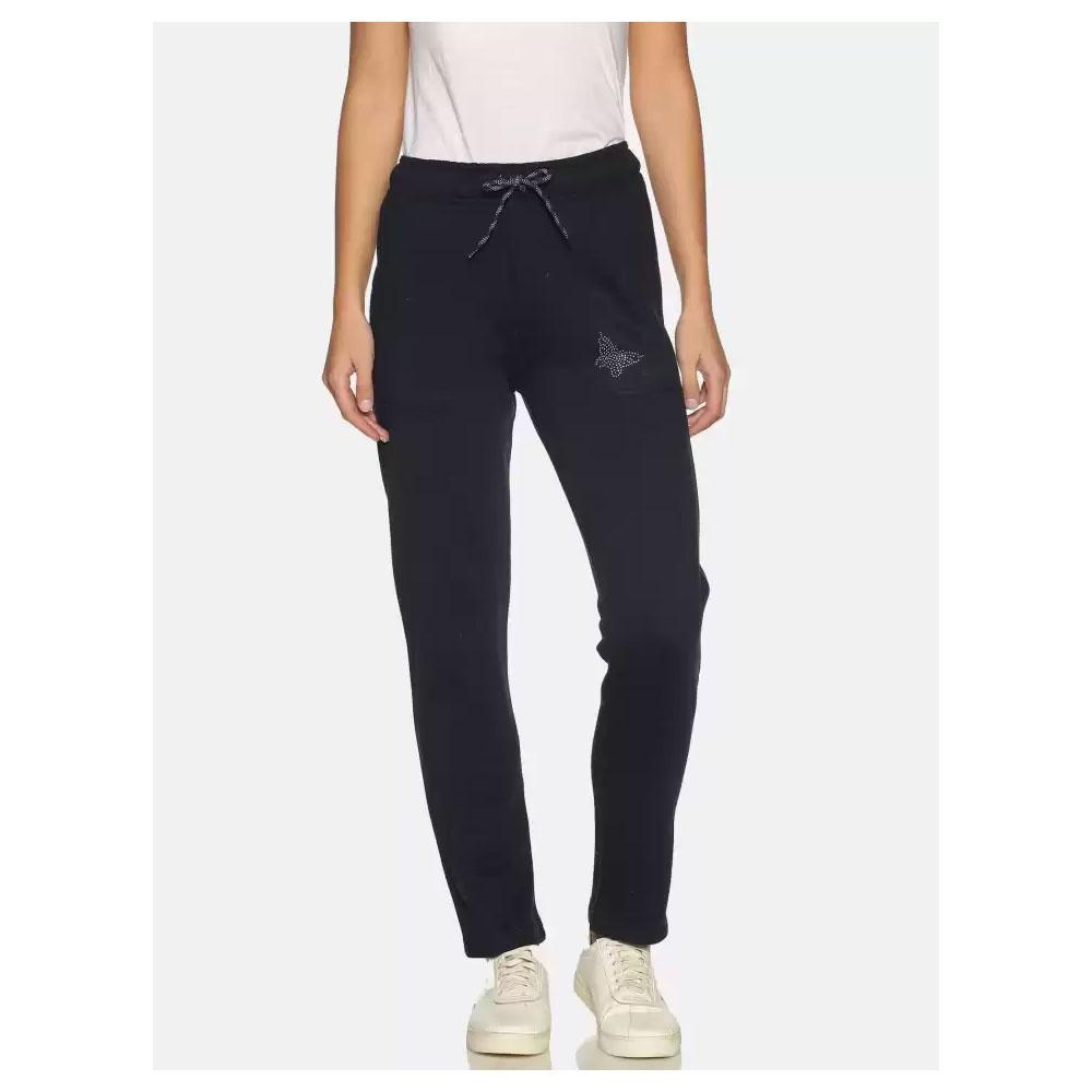 Companion Solid Women Blue Track Pants