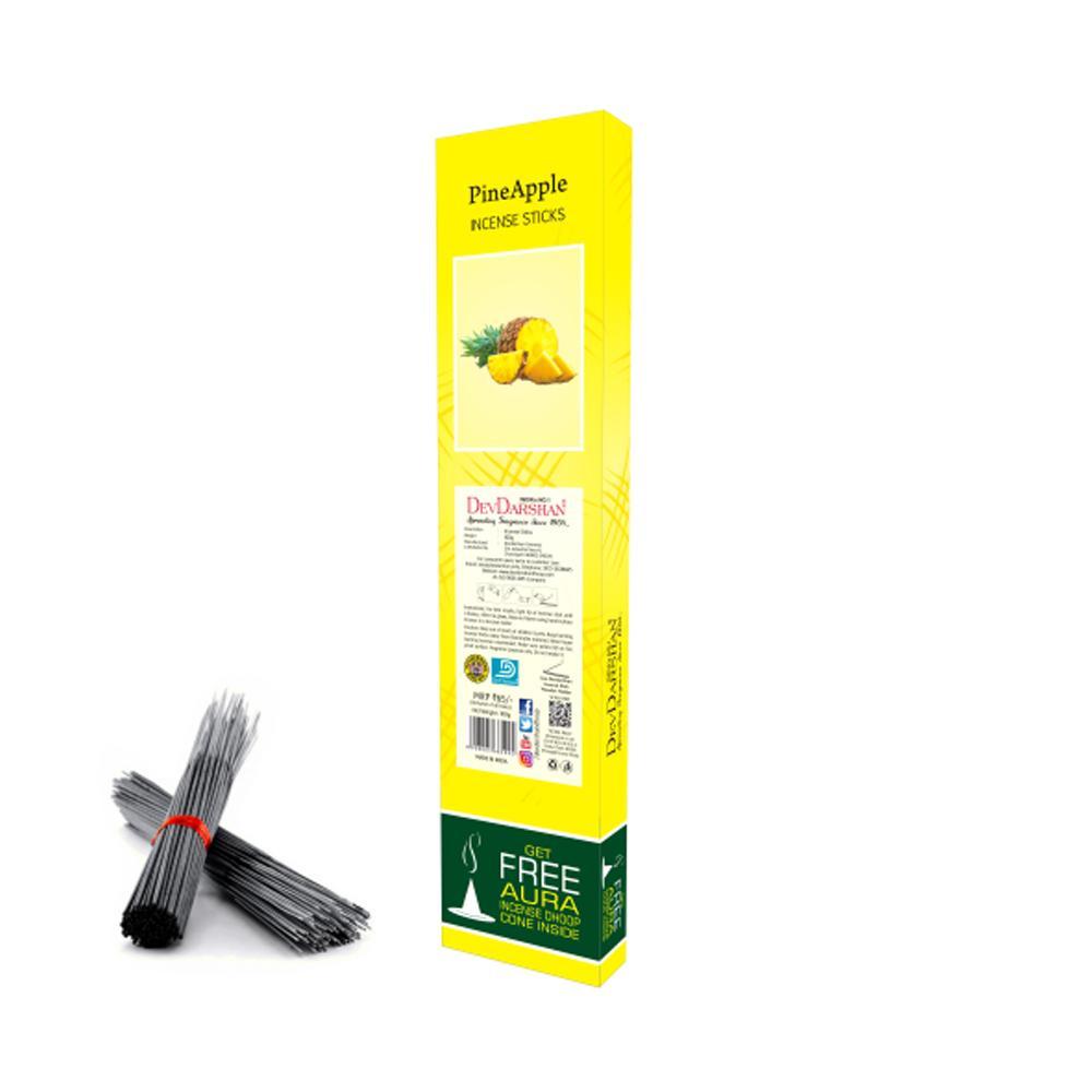DevDarshan Indume Pineapple Incense Sticks (Pack Of 10)