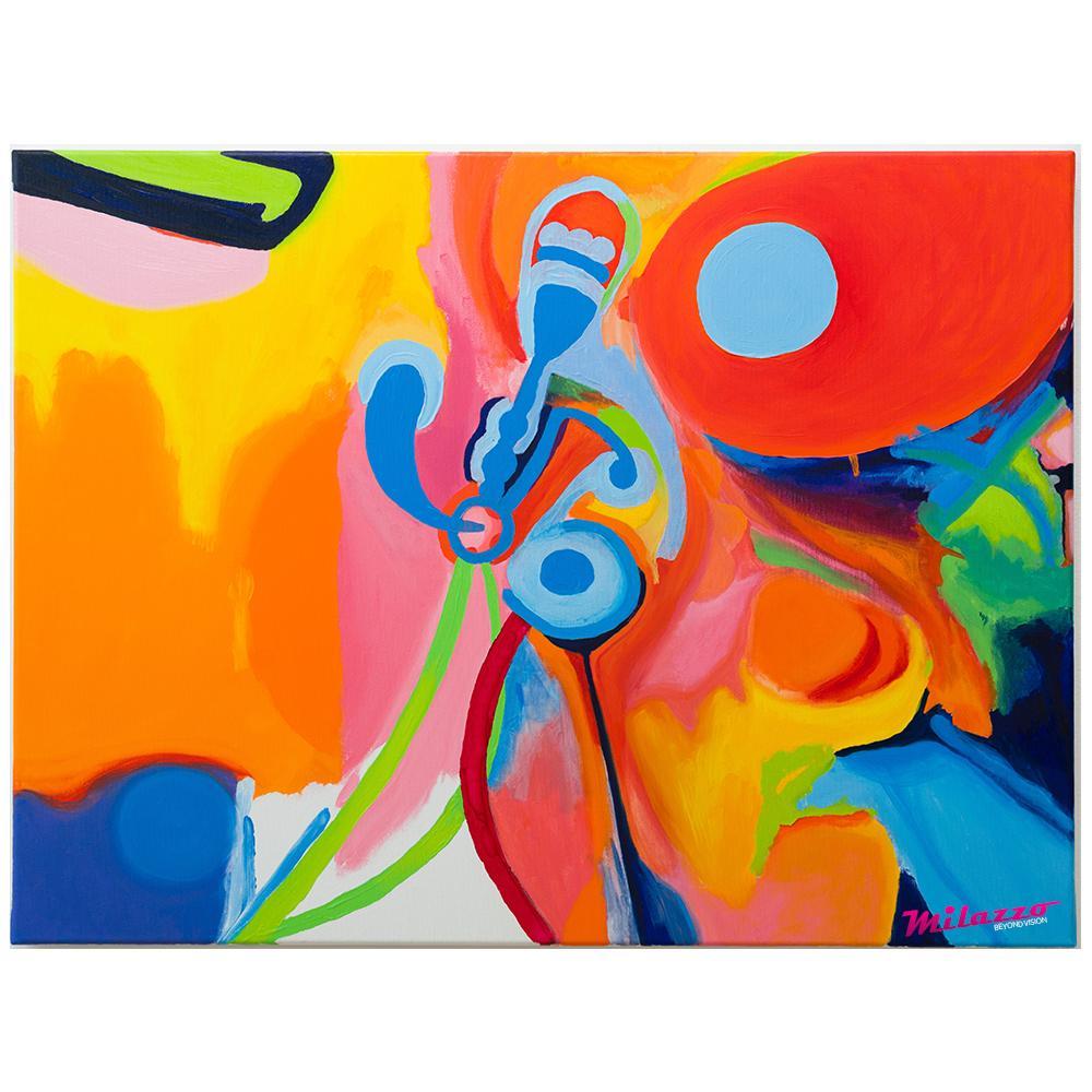 Abstract Art Canvas Painting for home and office decor, unframed, printed on 100% cotton canvas base