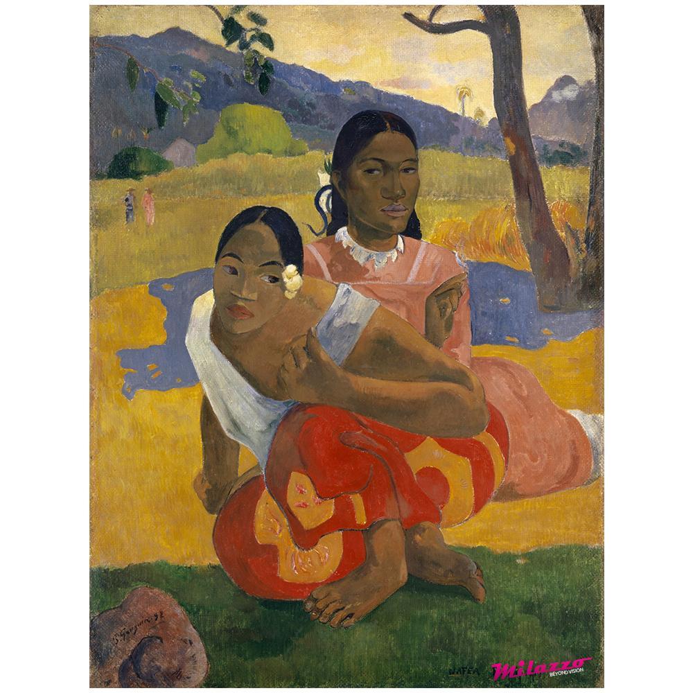 paul gauguin nafea faa ipoipo Canvas Painting for home and office decor, unframed, printed on 100% cotton canvas base