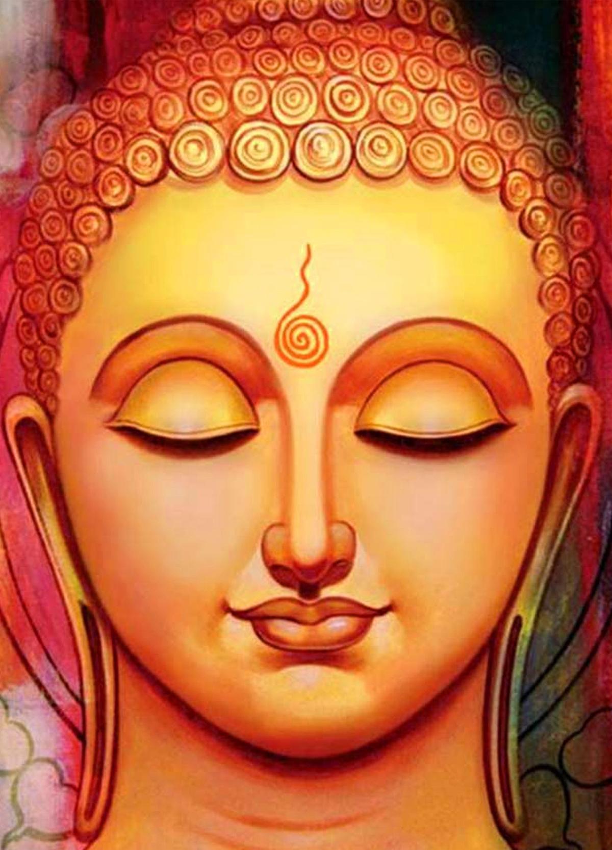 Buddha Vastu Canvas Painting for home and office decor, unframed, printed on 100% cotton canvas base.