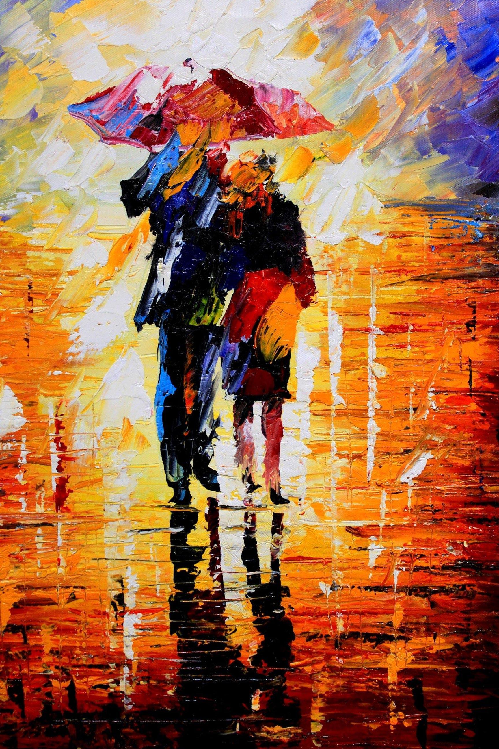 Modern Art Canvas Painting for home and office decor, unframed, printed on 100% cotton canvas base