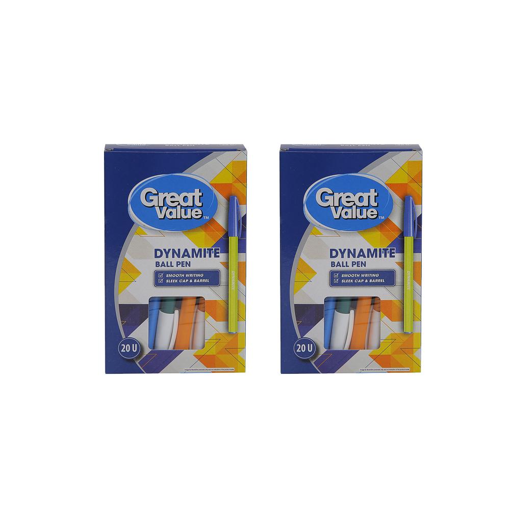 Great Value Ball Pen Blue Dynamite